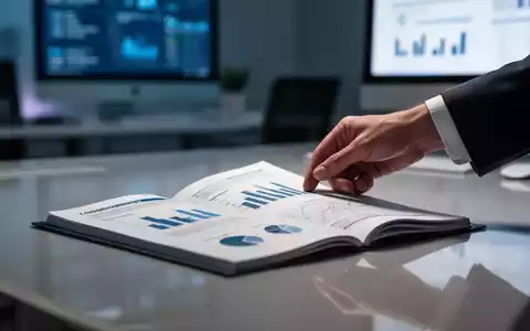Eine Hand legt einen Finanzbericht auf einen Schreibtisch. Der Bericht ist offen und zeigt Diagramme und Zahlen. Im Hintergrund ein Büro. - Foto: über boerse-global.de