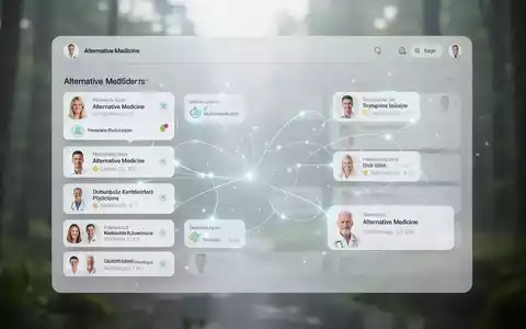 Digitales Verzeichnis von Heilpraktikern auf einem Tablet, umgeben von Pflanzen und sanftem Licht. - Foto: über boerse-global.de