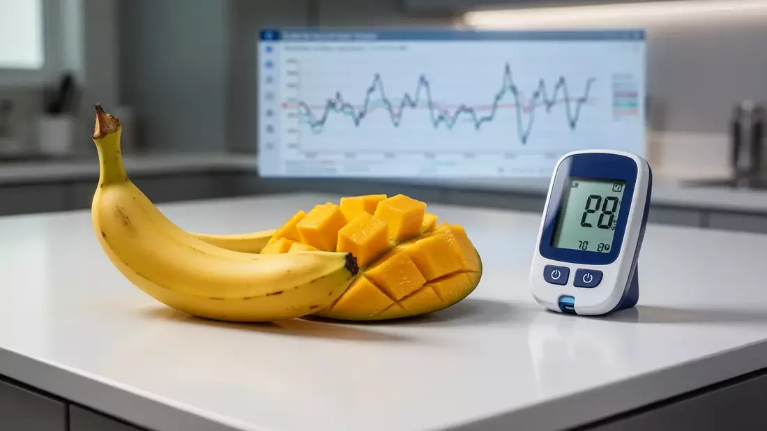 Diabetes-Ernährung: Bananen und Mangos im Blutzucker-Check
