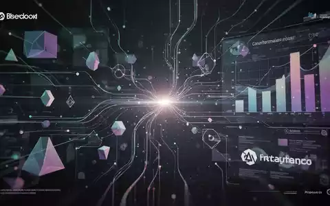 Abstrakte digitale Darstellung von Daten und Markenassets, die in eine Präsentationsoberfläche integriert werden, als Symbol für KI und neue PowerPoint-Funktionen. - Foto: über boerse-global.de