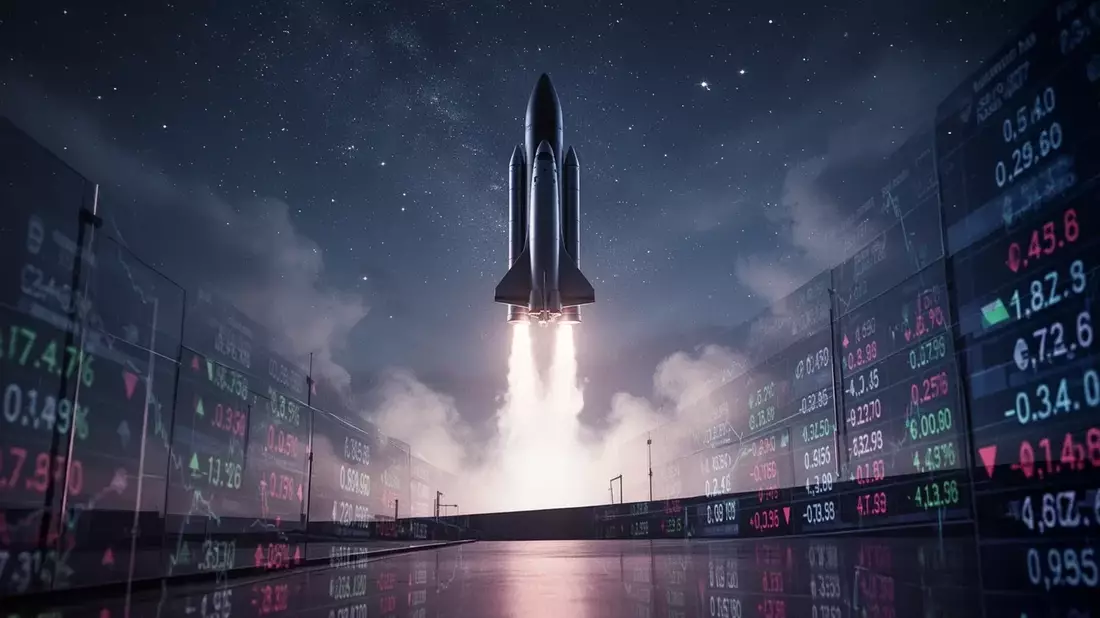 SpaceX sufre caída del 17% en bolsa pese a inclusión en índices Russell y Nasdaq-100