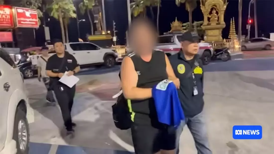Einem Australier wird in Thailand der Mord an einer 17-Jährigen vorgeworfen. Ihre Leiche soll er in einem Koffer abgelegt haben. - Bild: Abc News/ABC News/AAP/dpa