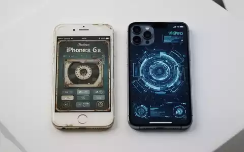 Ein älteres iPhone 6s neben einem neueren iPhone 15 Pro, das die Entwicklung von iPhone-Design und -Funktionen veranschaulicht. - Foto: über boerse-global.de