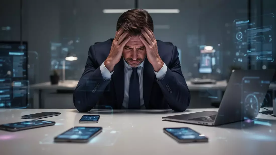 Führungskräfte im Stress: Digitale Überlastung und innere Blockaden