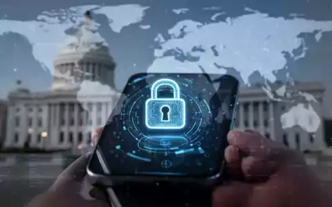 Sicheres Smartphone mit digitalem Schlosssymbol für mobile Gerätesicherheit und Schutz von Regierungsvorgängen. - Foto: über boerse-global.de