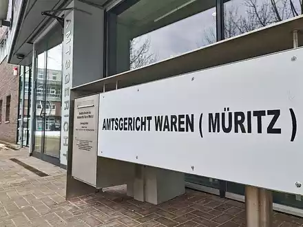 Amtsgericht Waren (Müritz) (Archiv) - Foto: via dts Nachrichtenagentur