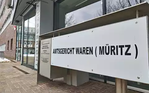 Amtsgericht Waren (Müritz) (Archiv) - Foto: via dts Nachrichtenagentur