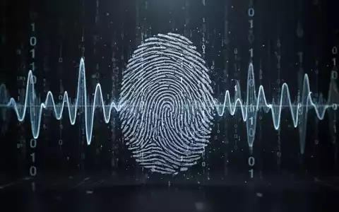 Stilisierter digitaler Fingerabdruck oder Wellenmuster mit BinĂ€rcode, symbolisiert KI-Erkennung und -Verifikation. - Foto: ĂŒber boerse-global.de