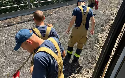 FW Stuttgart: Stuttgarter Feuerwehr löscht erneuten Vegetationsbrand am Hauptbahnhof - Foto: presseportal.de