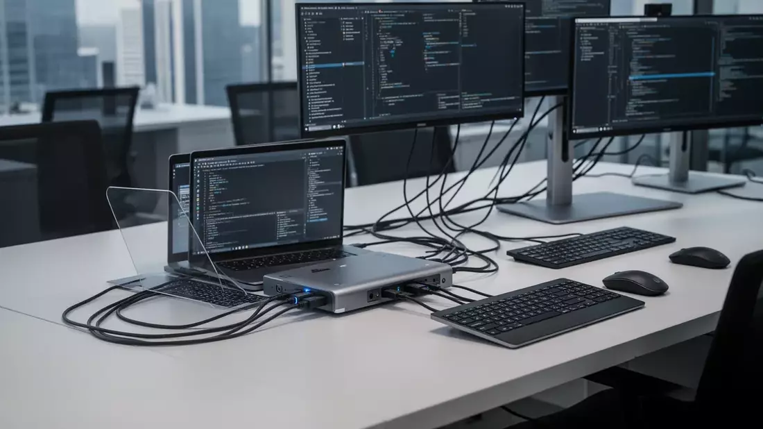 Dockingstation-Trend: Monitore integrieren zentrale Funktionen