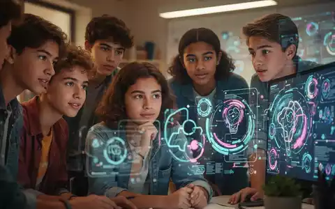 Jugendliche in einem Workshop, die aufmerksam auf einen Bildschirm schauen, der digitale Medienkompetenz und Resilienz symbolisiert. - Foto: über boerse-global.de