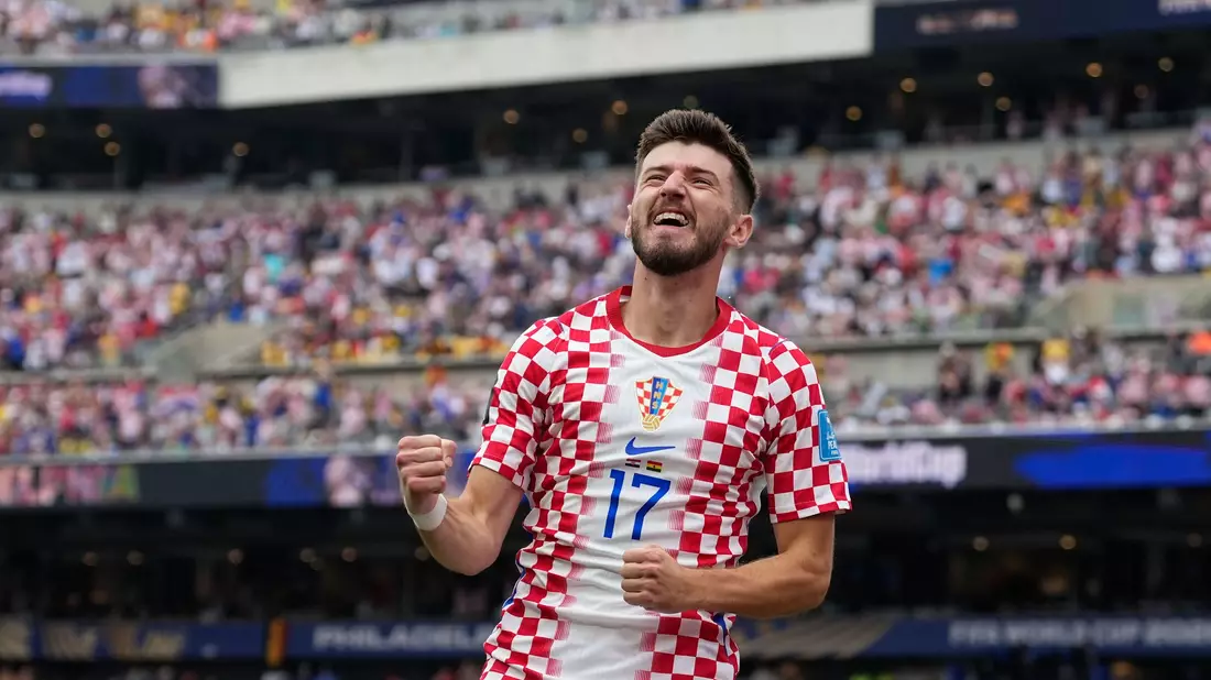 Belohnte Kroatien für eine dominante erste Halbzeit: Petar Sucic. - Bild: Matt Slocum/AP/dpa