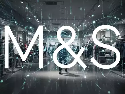 Abstrakte Szene, die Cybersicherheitsherausforderungen im Einzelhandel darstellt, mit digitalen Datenströmen und leuchtenden Netzwerkverbindungen. - Foto: über boerse-global.de