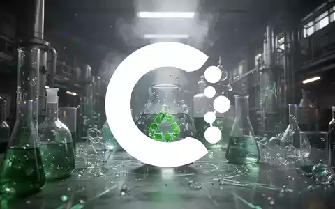 Abstrakte Darstellung der chemischen Recyclingindustrie mit Fokus auf nachhaltige Innovation und industrielle Größe. - Foto: über boerse-global.de