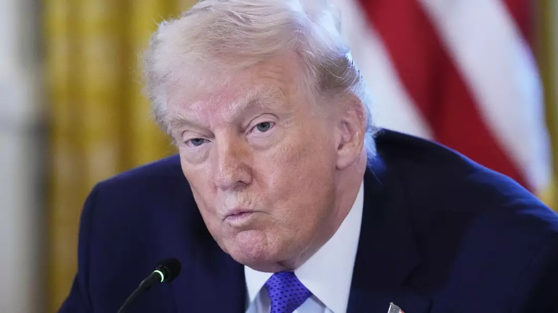 Trump zeigte sich verärgert über den Iran. (Archivbild) - Bild: Alex Brandon/AP/dpa