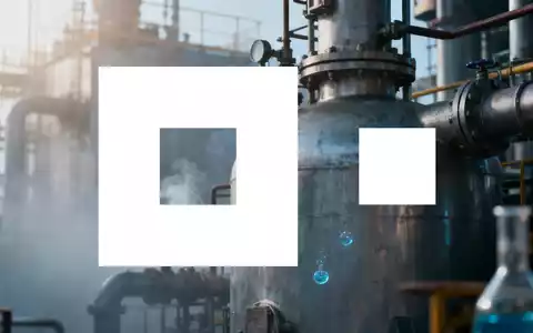 Eine abstrakte, atmosphärische Szene, die die chemische Industrie darstellt, mit einem Gefühl von Übergang und neuer Führung. - Foto: über boerse-global.de