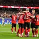 Jubel bei Österreich: Marko Arnautovic brachte sein Team in Führung. - Bild: Charlie Riedel/AP/dpa