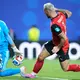 Marko Arnautovic brachte Österreich in der ersten Halbzeit in Führung. - Bild: Charlie Riedel/AP/dpa