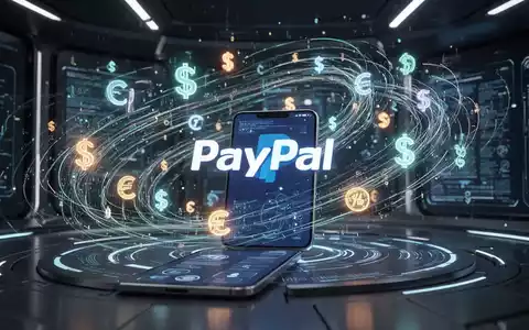 Stilisierte digitale Oberfläche mit leuchtenden Linien und Finanzsymbolen, die den Geld- und Datenfluss bei digitalen Zahlungen darstellt. - Foto: über boerse-global.de