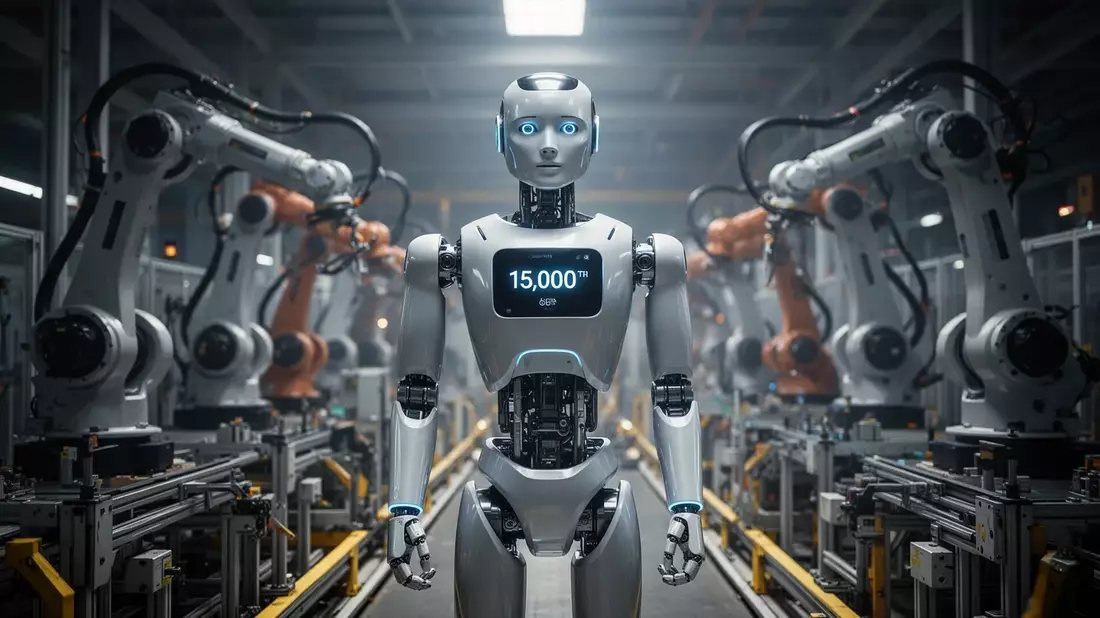 AGIBOT erreicht Produktionsrekord: 15.000 humanoide Roboter gefertigt