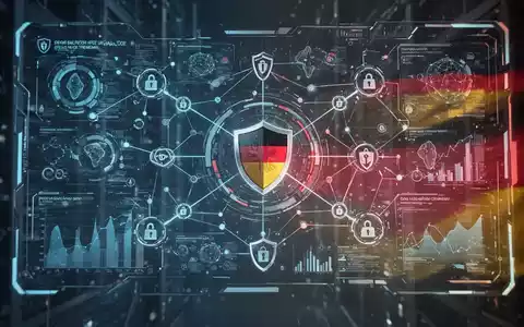 Moderne digitale Oberfläche mit vernetzten Gesundheitsdaten und sicheren Netzwerksymbolen, die Deutschlands digitale Gesundheitsregulierung darstellt. - Foto: über boerse-global.de