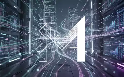 Abstrakte digitale Datenströme in einer futuristischen, hochtechnologischen Finanzumgebung, die Innovation und strategische Entwicklung symbolisieren. - Foto: über boerse-global.de
