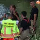 Polizei und Einsatzkräfte waren an der Rettungsaktion für den 27-Jährigen im Neckar beteiligt. - Bild: René Priebe/PR-Video /dpa