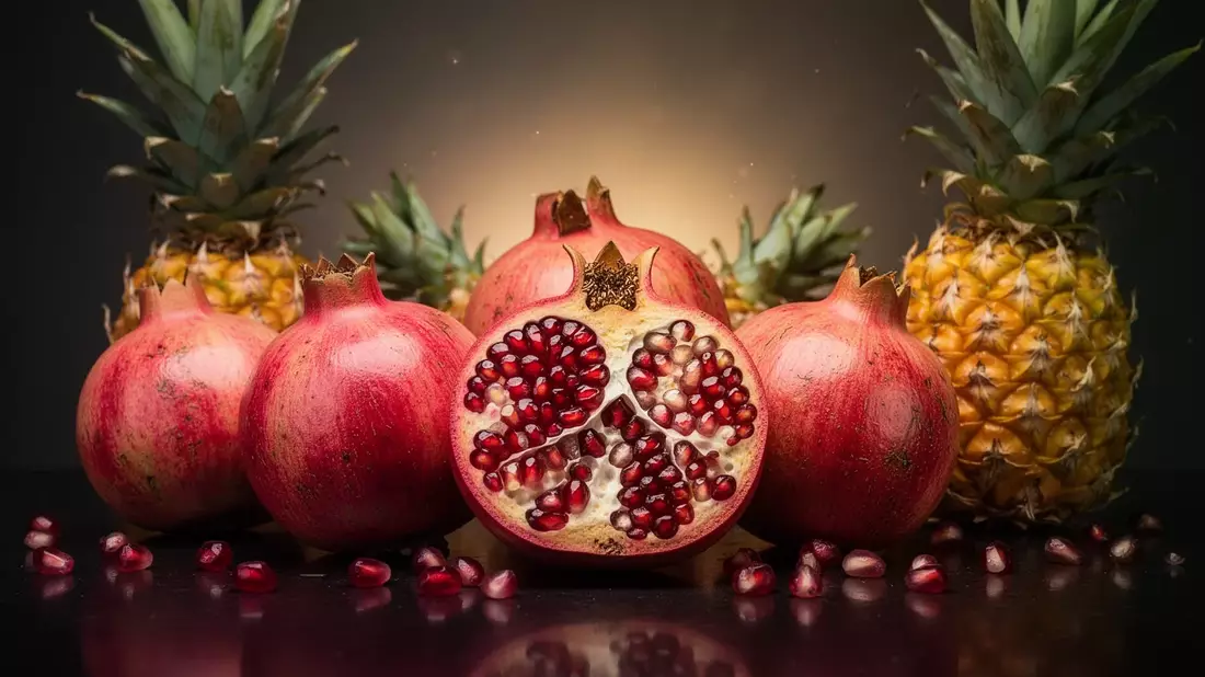 Granatapfel und Ananas: Natürliche Helfer für Herz und Kreislauf