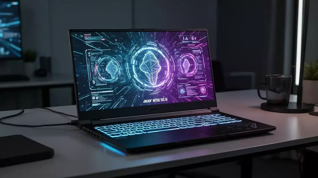 Acer Nitro 16S AI: Ryzen AI 7 und RTX 5070 Ti im Test