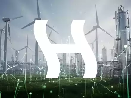 Abstrakte Szene, die den Sektor der erneuerbaren Energien und Wasserstofftechnologie darstellt, mit einem Gefühl von Wachstum und Investitionen. - Foto: über boerse-global.de