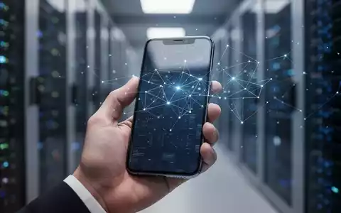 Eine Hand hält ein Smartphone, von dessen Bildschirm digitale Netzlinien ausgehen, die verbesserte Internetkonnektivität symbolisieren. - Foto: über boerse-global.de