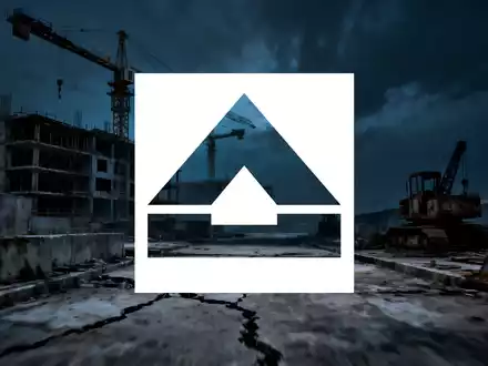 Abstrakte, atmosphärische Szene, die den Bausektor darstellt, mit einem Gefühl von erheblichem Marktrückgang und anfänglichen Schwierigkeiten. - Foto: über boerse-global.de