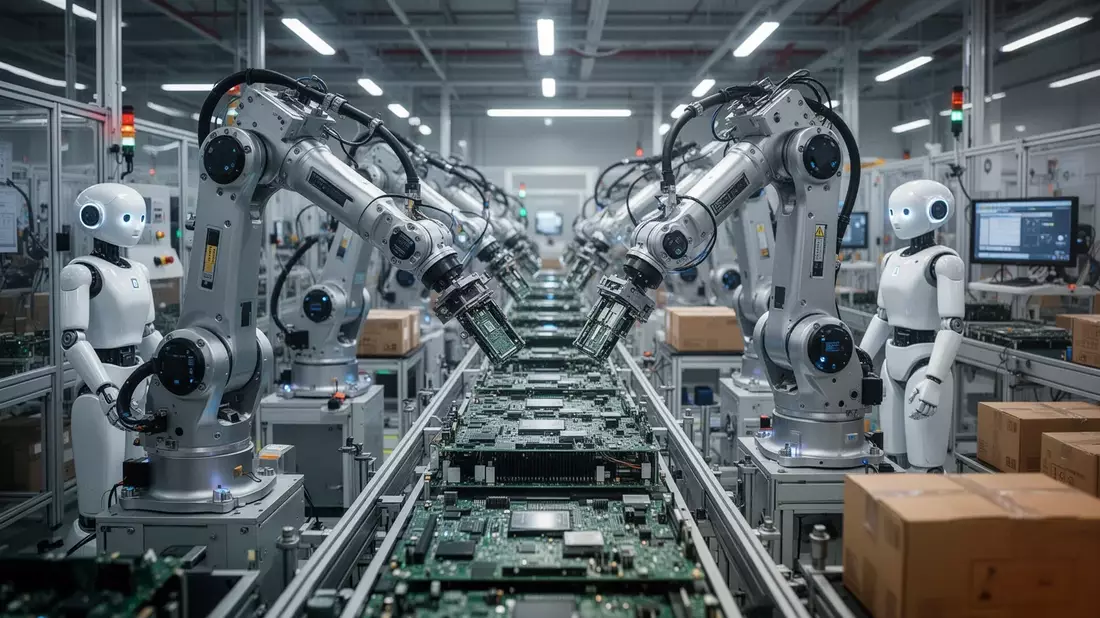 KI-Roboter erobern Fabriken: Milliardeninvestitionen in Automation