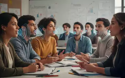 Erwachsene lernen gemeinsam in einem Klassenzimmer, was den Erwerb einer akzentfreien Aussprache symbolisiert. - Foto: über boerse-global.de