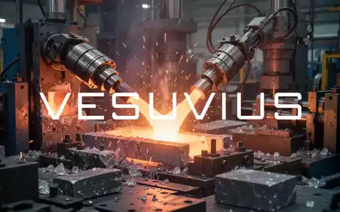 Abstrakte Darstellung der industriellen Fertigung mit Fokus auf Hochtemperaturprozesse und Präzisionstechnik. - Foto: über boerse-global.de