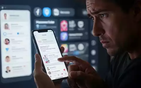 Eine Person scrollt auf einem Smartphone durch Gesundheitsinformationen, mit verschwommenen Social-Media-Symbolen im Hintergrund. - Foto: über boerse-global.de