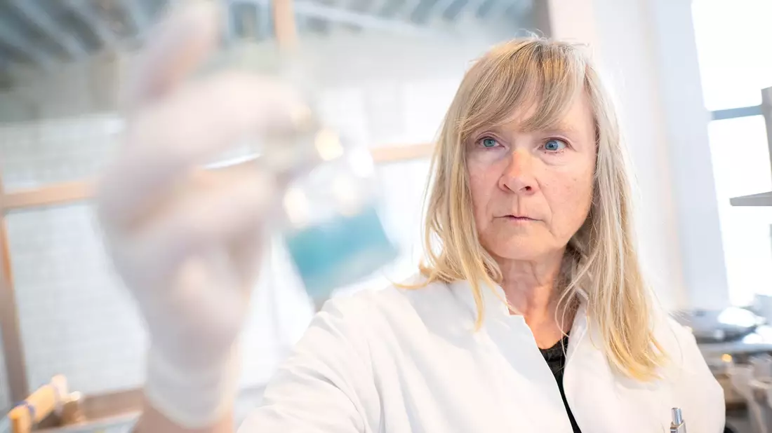 Ulrike Siemers, Co-Geschäftsführerin des Umweltinstituts, spricht von einem bunten Cocktail an Chemikalien, den die Tests zutage gefördert hätten. - Bild: Sina Schuldt/dpa