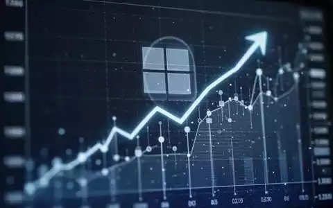 Eine digitale Anzeige mit einem subtilen Aufwärtstrend-Diagramm und abstrakten Datenpunkten, die Preiserhöhungen symbolisieren. - Foto: über boerse-global.de