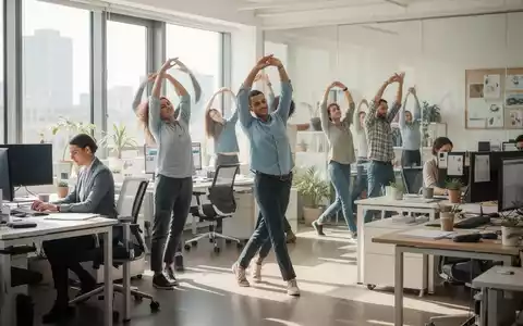 Eine Gruppe von Menschen, die in einem modernen Büro- und Homeoffice-Umfeld arbeiten und sich bewegen. - Foto: über boerse-global.de