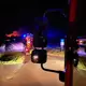 Durch den aufsteigenden Rauch komme es zu Sichtbehinderungen, sagte ein Polizeisprecher. - Bild: Wolfgang Gasser/Kreisfeuerwehrverband Traunstein/dpa