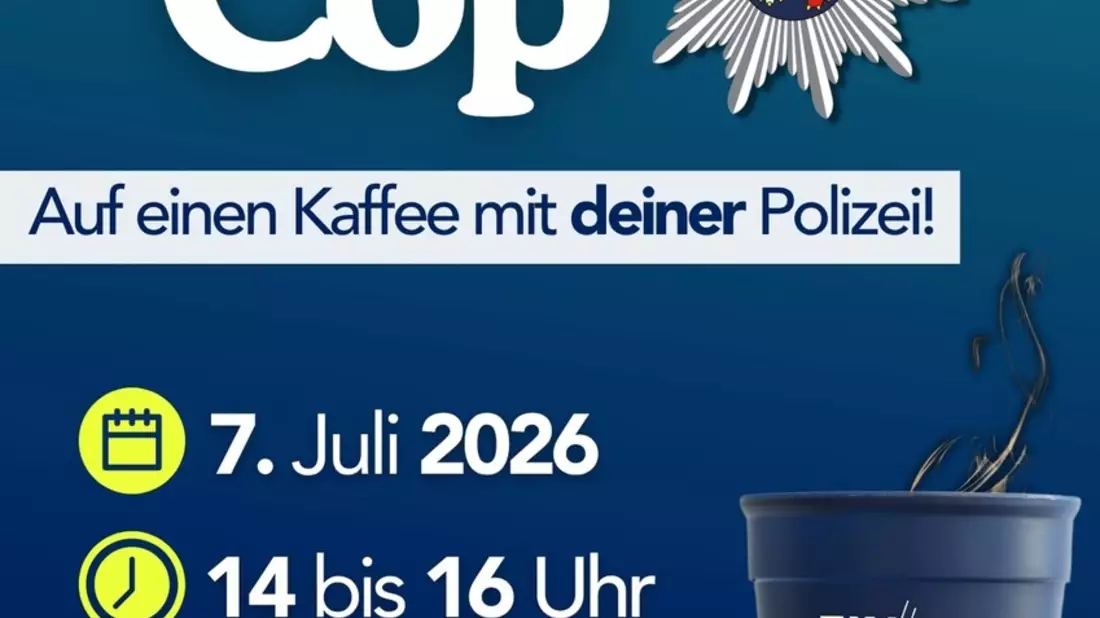 POL-DA: Heppenheim: Polizei lädt zu Coffee with a Cop im Rahmen der Bürgersprechstunde ein - Bild: presseportal.de