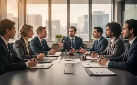 Eine Gruppe von Fachleuten bespricht Dokumente an einem Konferenztisch, was die Neubesetzung von HR-Führungspositionen symbolisiert. - Foto: über boerse-global.de