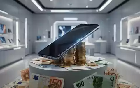 Ein modernes Smartphone auf einem Podest aus Euro-Münzen und -Banknoten, das Preiserhöhungen symbolisiert. - Foto: über boerse-global.de