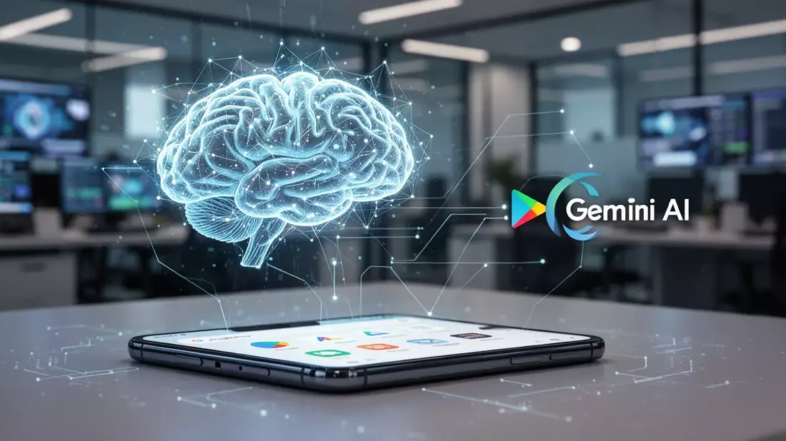 Gemini sucht und installiert Apps im Play Store per Sprachbefehl