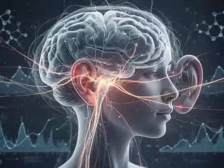Abstrakte Darstellung von neuralen Pfaden und Gehirnaktivität, die Forschung und Fortschritt in der Frauengesundheit symbolisiert. - Foto: über boerse-global.de
