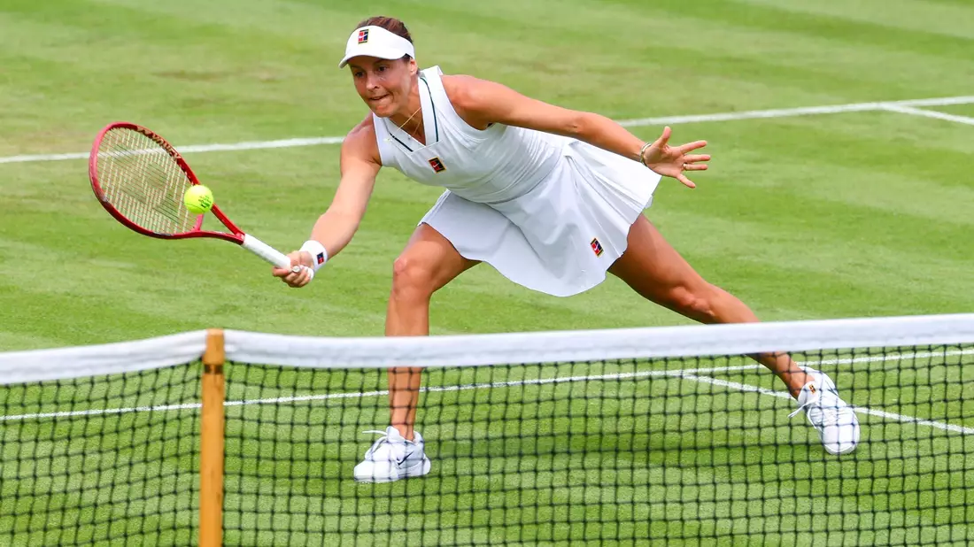 Nur zwei Tage nach dem Finale von Eastbourne war Tatjana Maria in Wimbledon im Einsatz. - Bild: Frank Molter/dpa