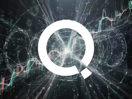 Abstrakte Darstellung von Quantencomputing oder Cybersicherheit, mit leuchtenden Lichtströmen und digitalen Mustern, die schnelle AufwĂ€rtsbewegung symbolisieren. - Foto: ĂŒber boerse-global.de