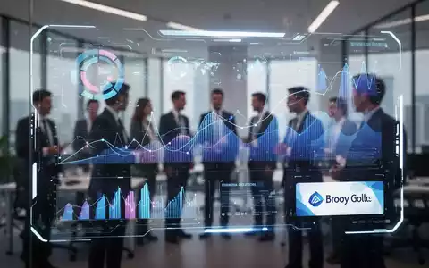 Schlanke digitale Oberfläche mit Datenvisualisierungen und subtilen Werbeplatzierungen, die die Expansion von KI in Werbung und Unternehmen darstellt. - Foto: über boerse-global.de