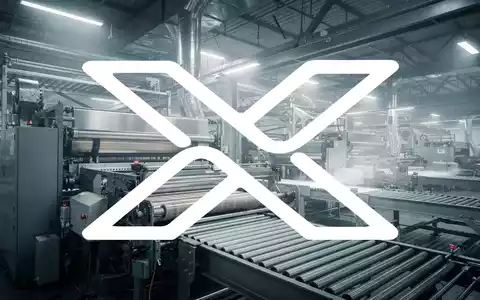 Abstrakte Darstellung einer modernen Industrieanlage bei Nacht, mit Lichtern, die ununterbrochenen Betrieb und Effizienz symbolisieren. - Foto: über boerse-global.de