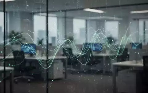 Abstrakte Darstellung von Datenfluss und Konnektivität in einem Unternehmensumfeld, die Organisationsdiagnostik symbolisiert. - Foto: über boerse-global.de